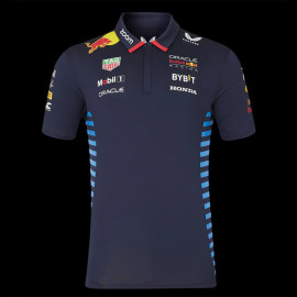 Red Bull Racing Polohemd F1 Team Verstappen Perez Marineblau TM5288-190 - Herren