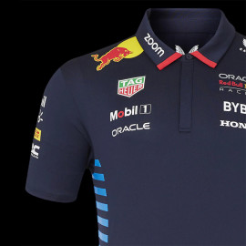 Red Bull Racing Polo Shirt F1 Team Verstappen Perez Navy blue TM5288-190 - men
