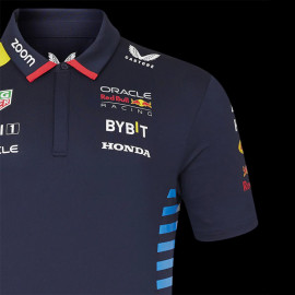 Red Bull Racing Polohemd F1 Team Verstappen Perez Marineblau TM5288-190 - Herren