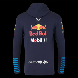 Red Bull hooded jacket F1 Racing Team Verstappen Perez Canvas Navy blue TM5291-190 - men