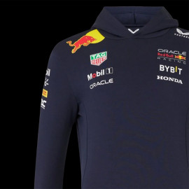 Red Bull hooded jacket F1 Racing Team Verstappen Perez Canvas Navy blue TM5291-190 - men