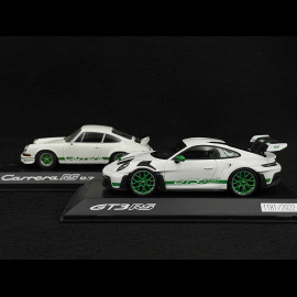 Duo Porsche 911 Carrera RS 2.7 1973 & 992 GT3 RS Tribute 2023 1/43