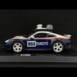 Porsche 911 Dakar Type 992 2023 Roughroads Blau / Weiß 1/24 Bburago 28029