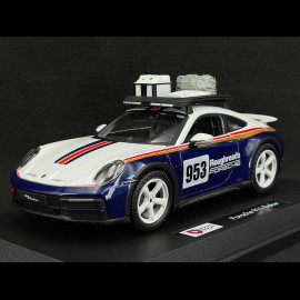 Porsche 911 Dakar Type 992 2023 Roughroads Blau / Weiß 1/24 Bburago 28029