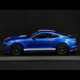 Ford Mustang Shelby GT 500 2020 Blau / Weiß 1/18 Maisto 31388