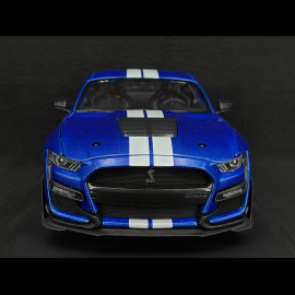 Ford Mustang Shelby GT 500 2020 Blau / Weiß 1/18 Maisto 31388