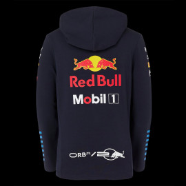 Red Bull Kapuzenjacke F1 Racing Team Verstappen Perez Canvas Marineblau TJ5291-190 - Kinder