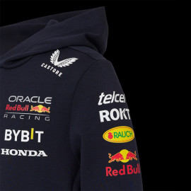 Red Bull Kapuzenjacke F1 Racing Team Verstappen Perez Canvas Marineblau TJ5291-190 - Kinder