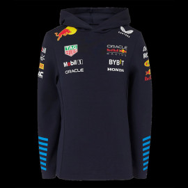 Red Bull Kapuzenjacke F1 Racing Team Verstappen Perez Canvas Marineblau TJ5291-190 - Kinder