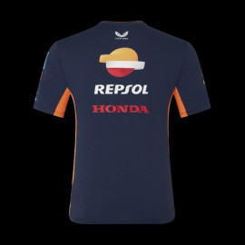 Honda T-Shirt Repsol HRC Moto GP Mir Martini Renewable fuel Blau TU5826RE-190 - Unisex