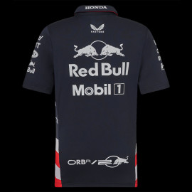 Red Bull Racing Polohemd F1 America race Verstappen Perez Marineblau TJ5972-190 - Kinder