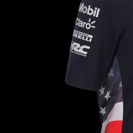 Red Bull Racing T-shirt F1 America race Verstappen Perez Navy blue TJ5971-190 - children