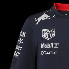 Red Bull Racing T-shirt F1 America race Verstappen Perez Navy blue TJ5971-190 - children