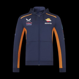 Honda Jacke HRC Moto GP Mir Marini Marineblau / Orange TU5824RE-190 - Herren