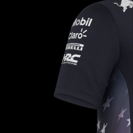 Red Bull Racing T-shirt F1 America race Verstappen Perez Navy blue TM5971-190 - men