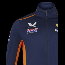 Honda Softshell-Jacke HRC Moto GP Mir Marini Marineblau / Orange TU5822RE-190 - Herren