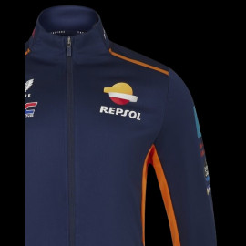 Honda Softshell-Jacke HRC Moto GP Mir Marini Marineblau / Orange TU5822RE-190 - Herren