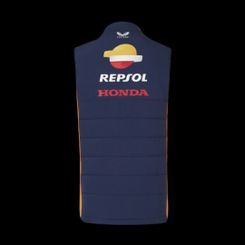 Repsol Honda Jacke HRC Ärmellose Moto GP Mir Marini Marineblau / Orange TU5823RE-190 - Herren