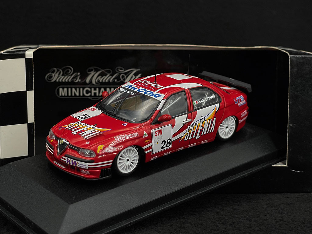 Alfa Romeo 156 STW n° 28 Giovanardi Italian Champion 1999 1/43
