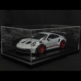 Porsche 911 GT3 RS Type 992 2023 Eisgrau Metallic / Pyrorot Streifen 1/12 Spark WAP0231550P001