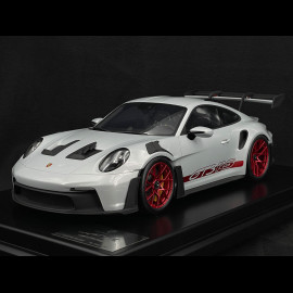 Porsche 911 GT3 RS Type 992 2023 Eisgrau Metallic / Pyrorot Streifen 1/12 Spark WAP0231550P001