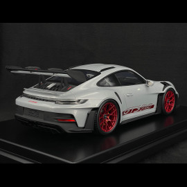 Porsche 911 GT3 RS Type 992 2023 Eisgrau Metallic / Pyrorot Streifen 1/12 Spark WAP0231550P001