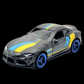 Toyota GR Supra SZ-R Grau Gelb Blau Racing Cars 1/59 Majorette 212084009SMO