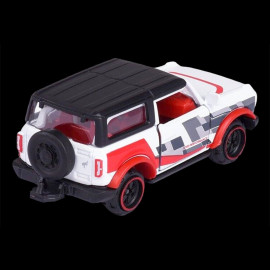 Ford Bronco Wildtrak White Black Red Racing Cars 1/59 Majorette 212084009SMO