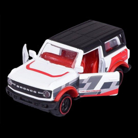 Ford Bronco Wildtrak Weiß Schwarz Rot Racing Cars 1/59 Majorette 212084009SMO