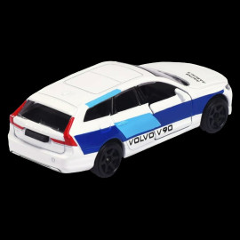 Volvo V90 Weiß Blau Racing Cars 1/59 Majorette 212084009SMO