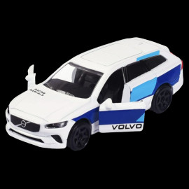 Volvo V90 Weiß Blau Racing Cars 1/59 Majorette 212084009SMO