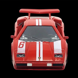 Lamborghini Countach LP400 n° 6 Rot Weiß Racing Cars 1/59 Majorette 212084009SMO