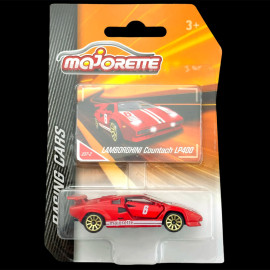 Lamborghini Countach LP400 n° 6 Rot Weiß Racing Cars 1/59 Majorette 212084009SMO
