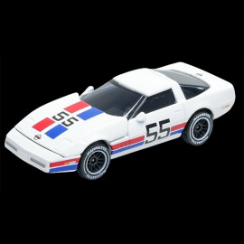 Chevrolet Corvette 1990 ZR-1 n° 55 White Red Blue Racing Cars 1/59 Majorette 212084009SMO