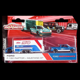 Ford Performance Set Race trailer 1/59 Majorette 212053111