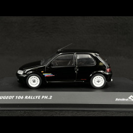 Peugeot 106 Rallye 2001 Schwarz 1/43 Solido S4312103