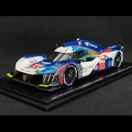 Peugeot 9X8 n° 93 8th 24h Le Mans 2023 1/18 Spark 18S918