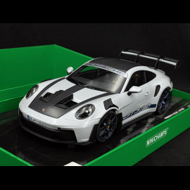 Porsche 911 GT3 RS Type 992 2022 Nürburgring Edition GT Silber / Blaue Streifen 1/18 Minichamps 110062021