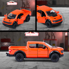 Ford F-150 Raptor 201H-1 Orange Premium Cars 1/59 Majorette 212053052