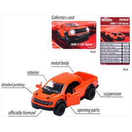 Ford F-150 Raptor 201H-1 Orange Premium Cars 1/59 Majorette 212053052