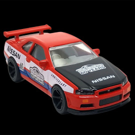 Nissan Skyline GT-R R34 Anniversary Edition 60 Jahre Rot 1/59 Majorette 212054102