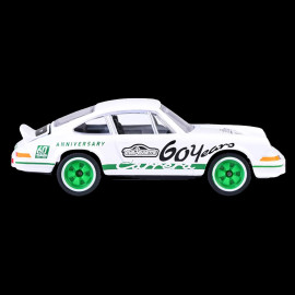 Porsche 911 Carrera RS 2.7 Anniversary Edition 60 Jahre Weiß / Grün 1/59 Majorette 212054102