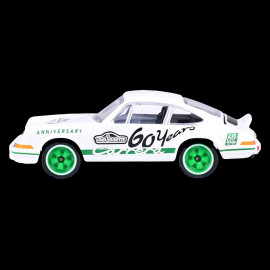 Porsche 911 Carrera RS 2.7 Anniversary Edition 60 years White / Green 1/59 Majorette 212054102