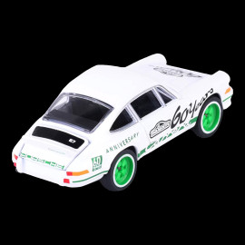 Porsche 911 Carrera RS 2.7 Anniversary Edition 60 years White / Green 1/59 Majorette 212054102