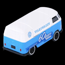 VW Transporter Bulli T1 Anniversary Edition 60 Jahre Blau / Weiß 1/59 Majorette 212054102