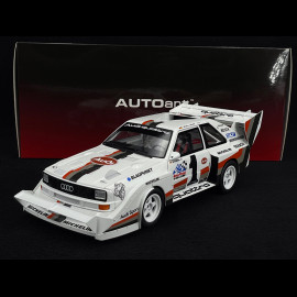 Walter Rohrl Audi Sport Quattro S1 n° 1 Sieger Pikes Peak 1987 1/18 Autoart 88700