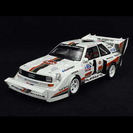 Walter Rohrl Audi Sport Quattro S1 n° 1 Sieger Pikes Peak 1987 1/18 Autoart 88700