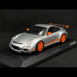 Porsche 911 GT3 RS Type 997 2007 GT Silber 1/18 Minichamps 155062120