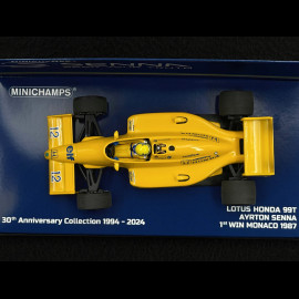 Ayrton Senna Lotus Honda 99T n° 12 Sieger GP Monaco 1987 F1 1/43 Minichamps 540873392