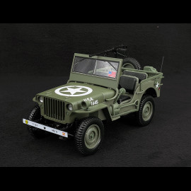 Jeep Army 1944 D-Day Grün 1/18 Norev 189016